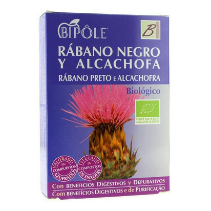 Dieteticos Intersa Bipole Rábano Preto e Alcachofra 20 Ampolas de 10ml